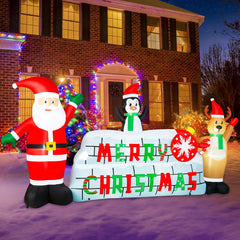BRDJade close-up of Santa detail highlighting durable fabric and cheerful design
