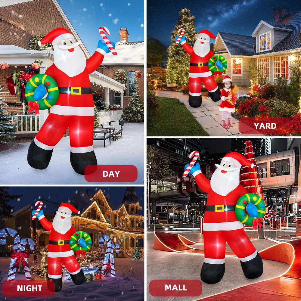 BRDJade Santa next to a person for clear size and scale reference