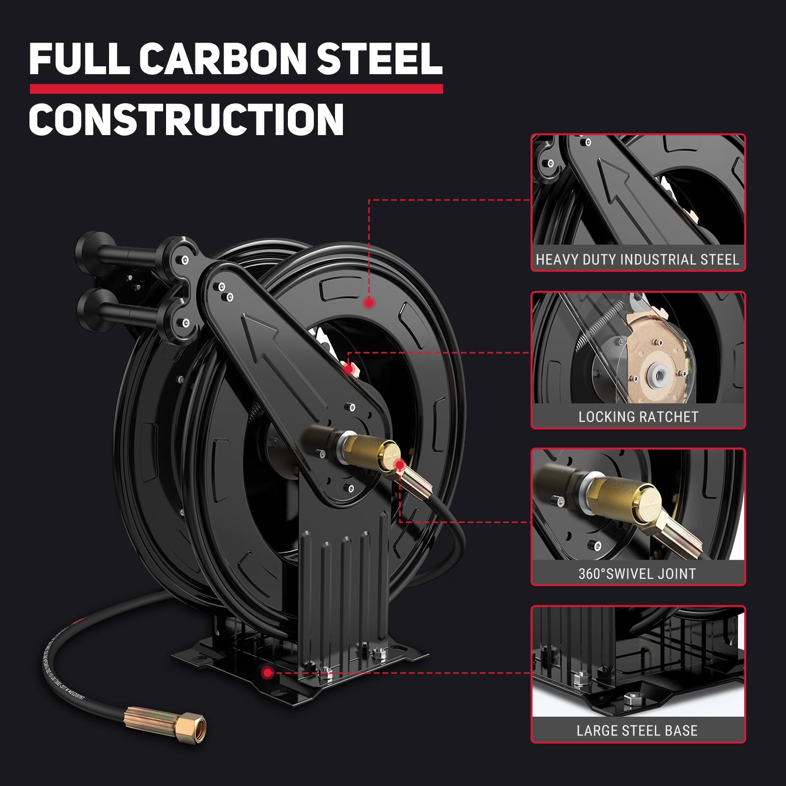 BreAro adjustable arms displayed at angle, providing stable, vibration-free support