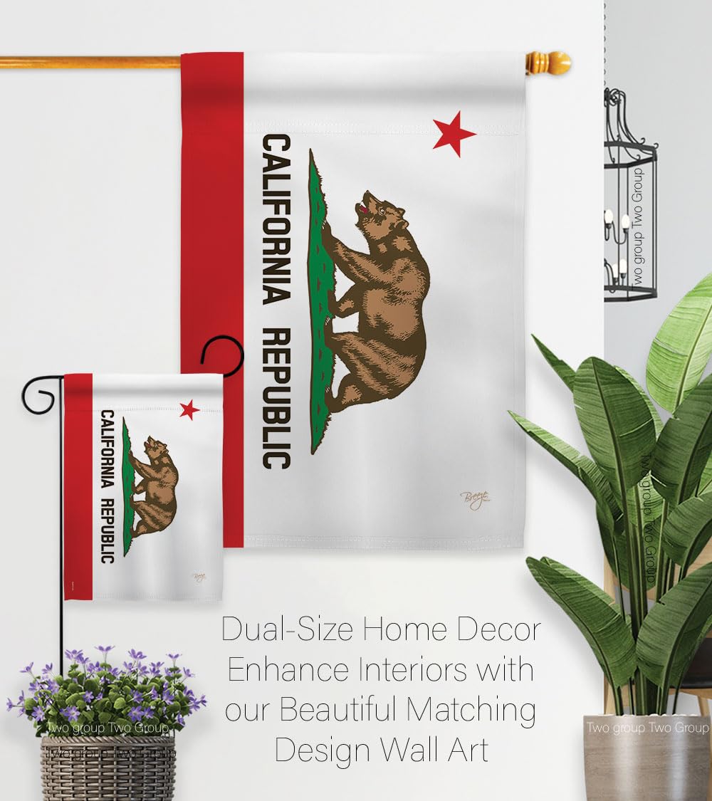 Breeze Decor flag next to a ruler for size comparison aiding purchase decision