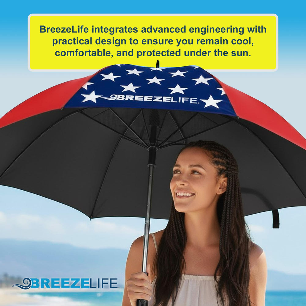 Breeze Life in a concert crowd keeping wearer cooler and comfortable
