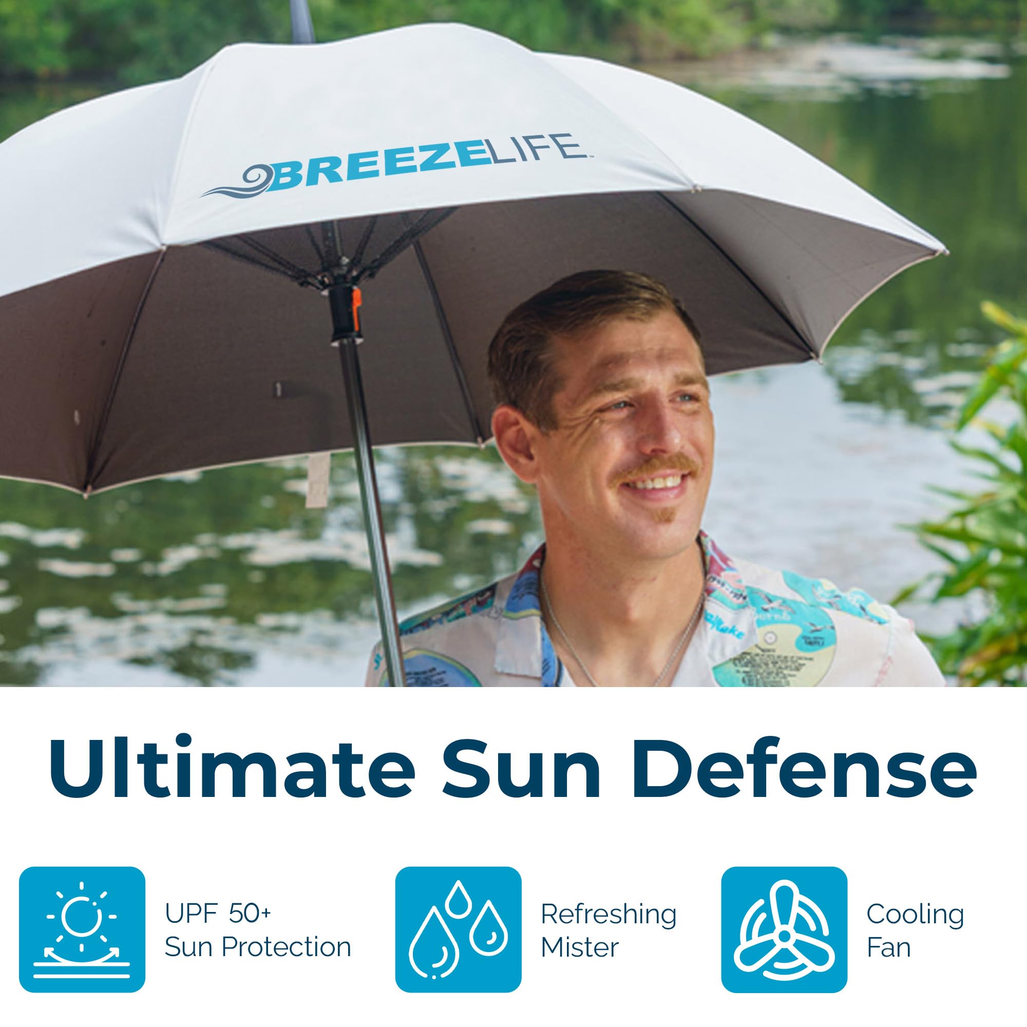 Breeze Life folded compact carry demonstrating portability and easy transport benefit