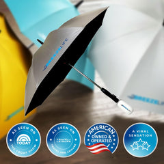 Breeze Life mist nozzle close-up delivering refreshing spray for comfort