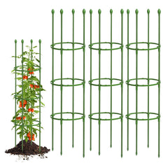 Breeze Touch front view of three-pack cages showing compact packaging and benefits