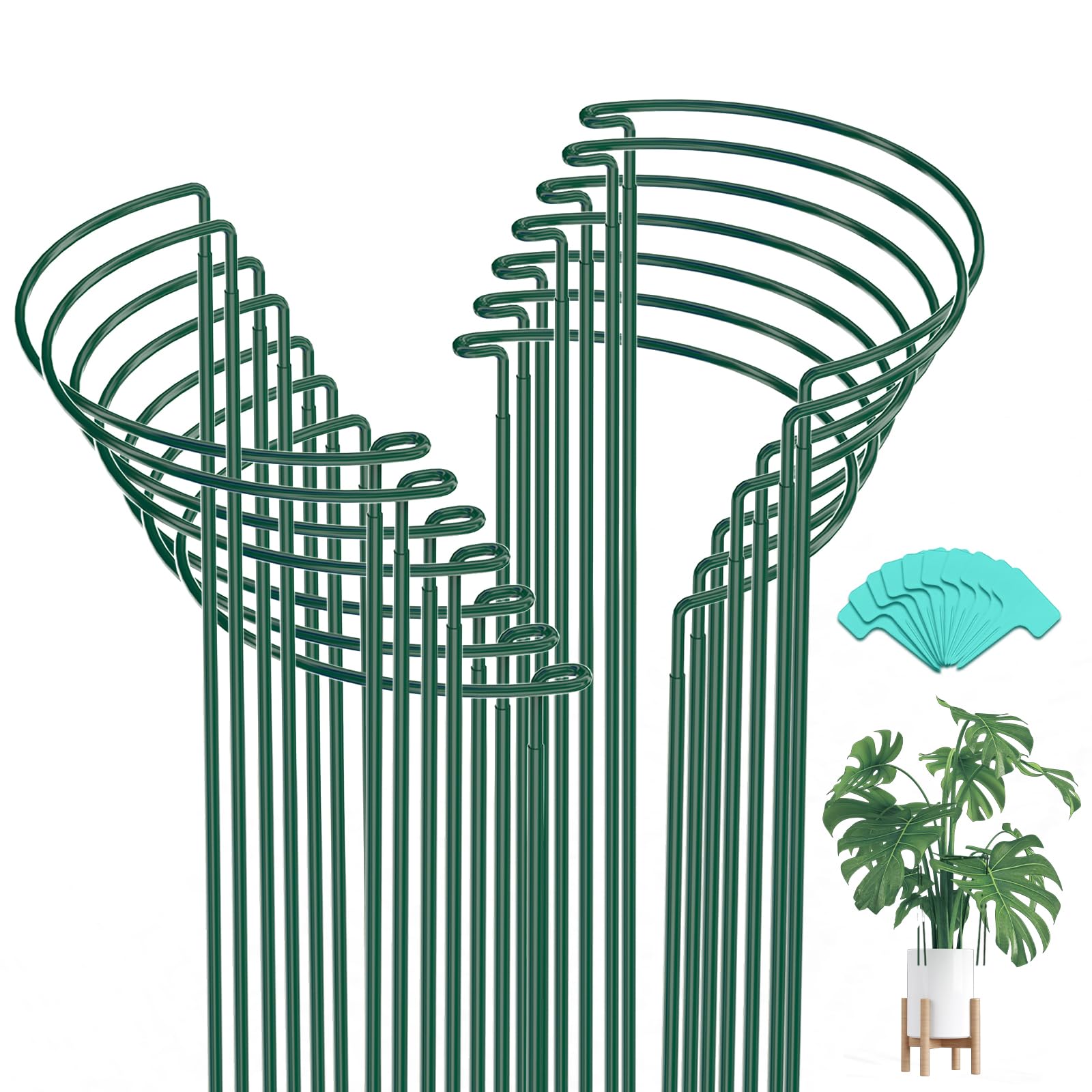 Breeze Touch front packaging showing 16 stakes and 15 labels for easy identification