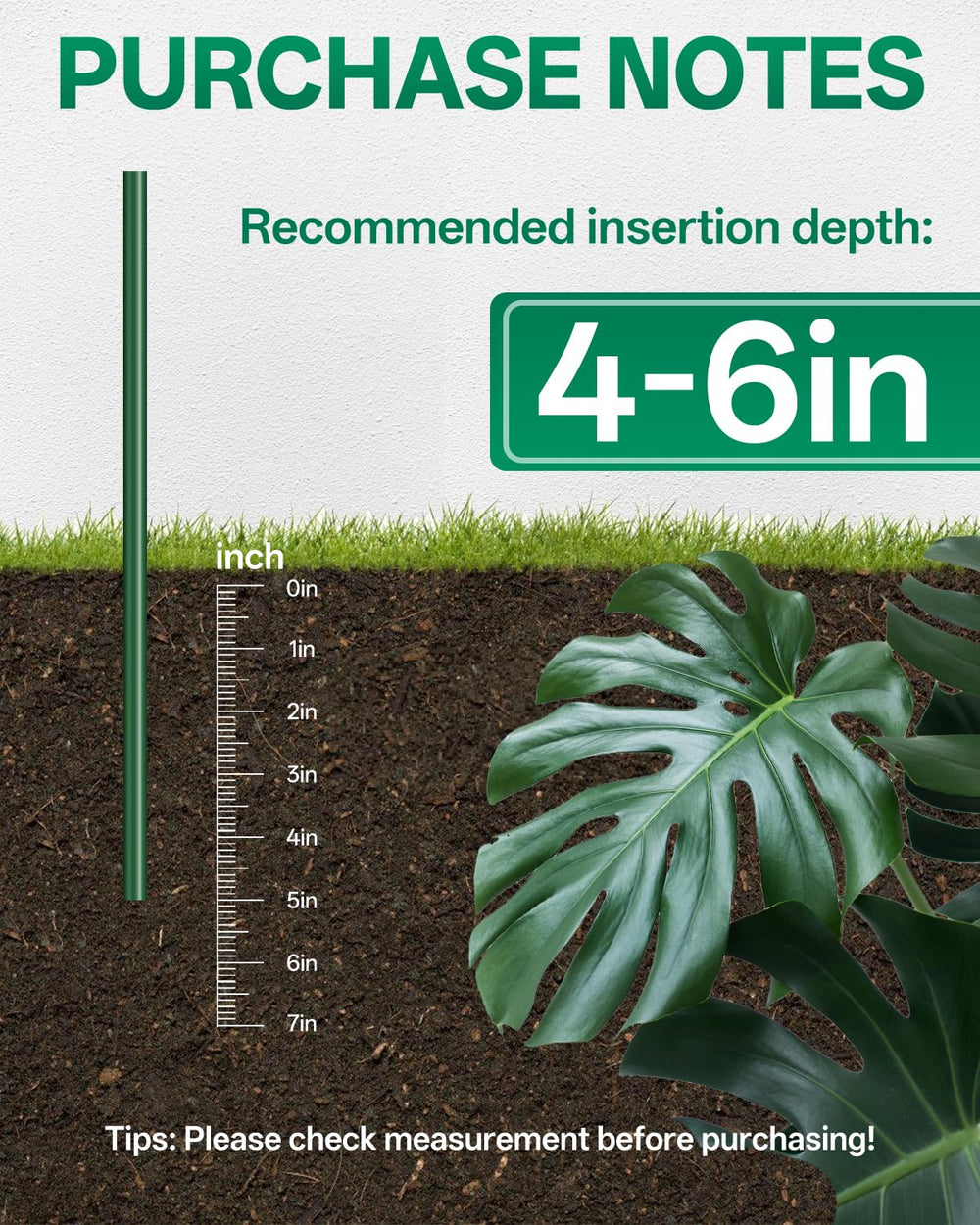 Breeze Touch green labels attached to stakes providing quick plant ID