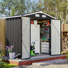 Breezestival front view showing compact black exterior and secure storage benefit