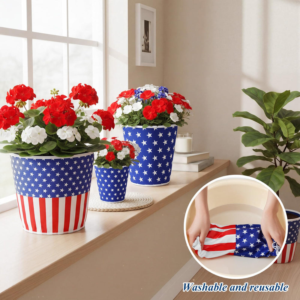 Breling pattern detail showing stars and stripes for clear patriotic accents