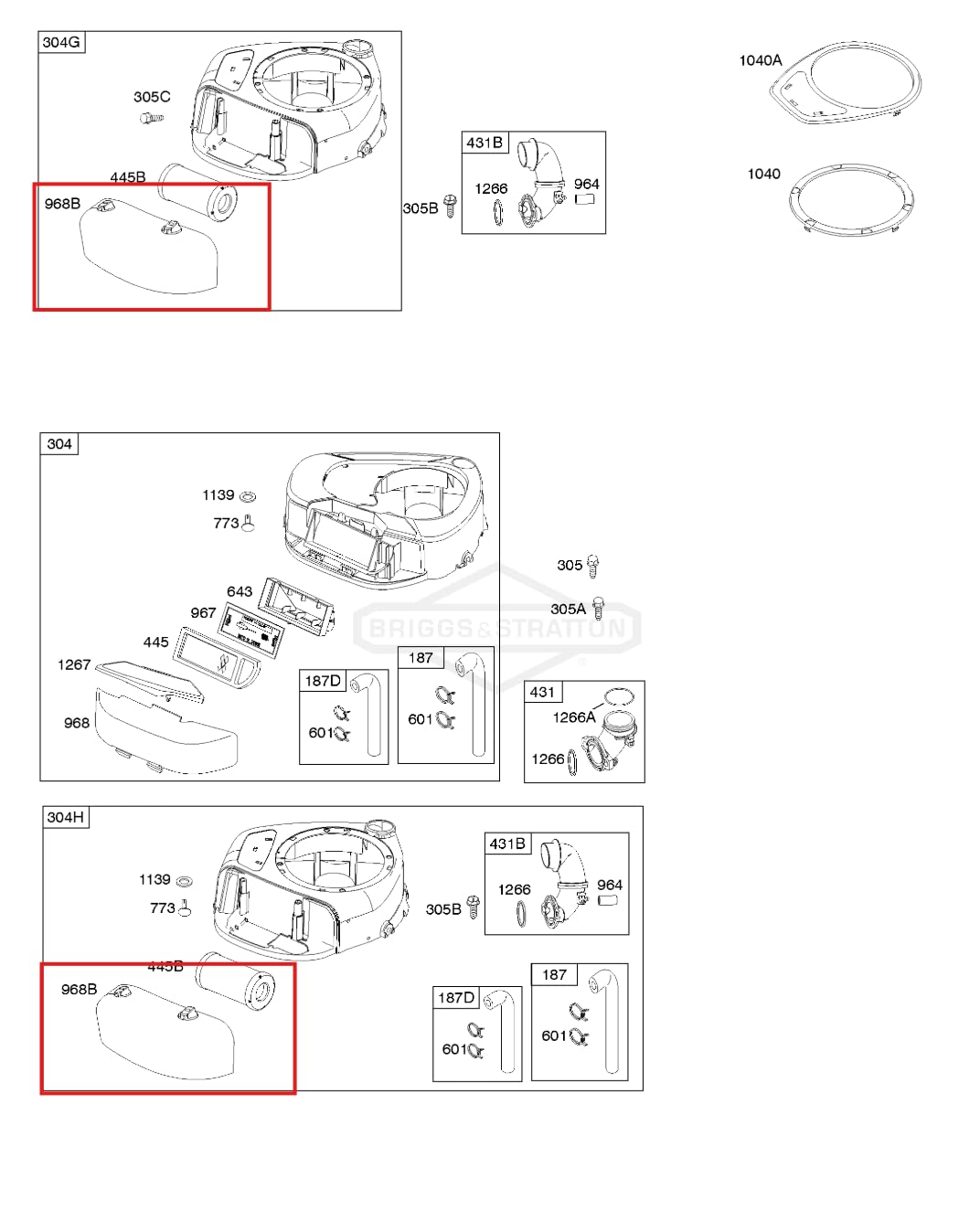 Briggs & Stratton 591646 installed on engine showing protective function benefit
