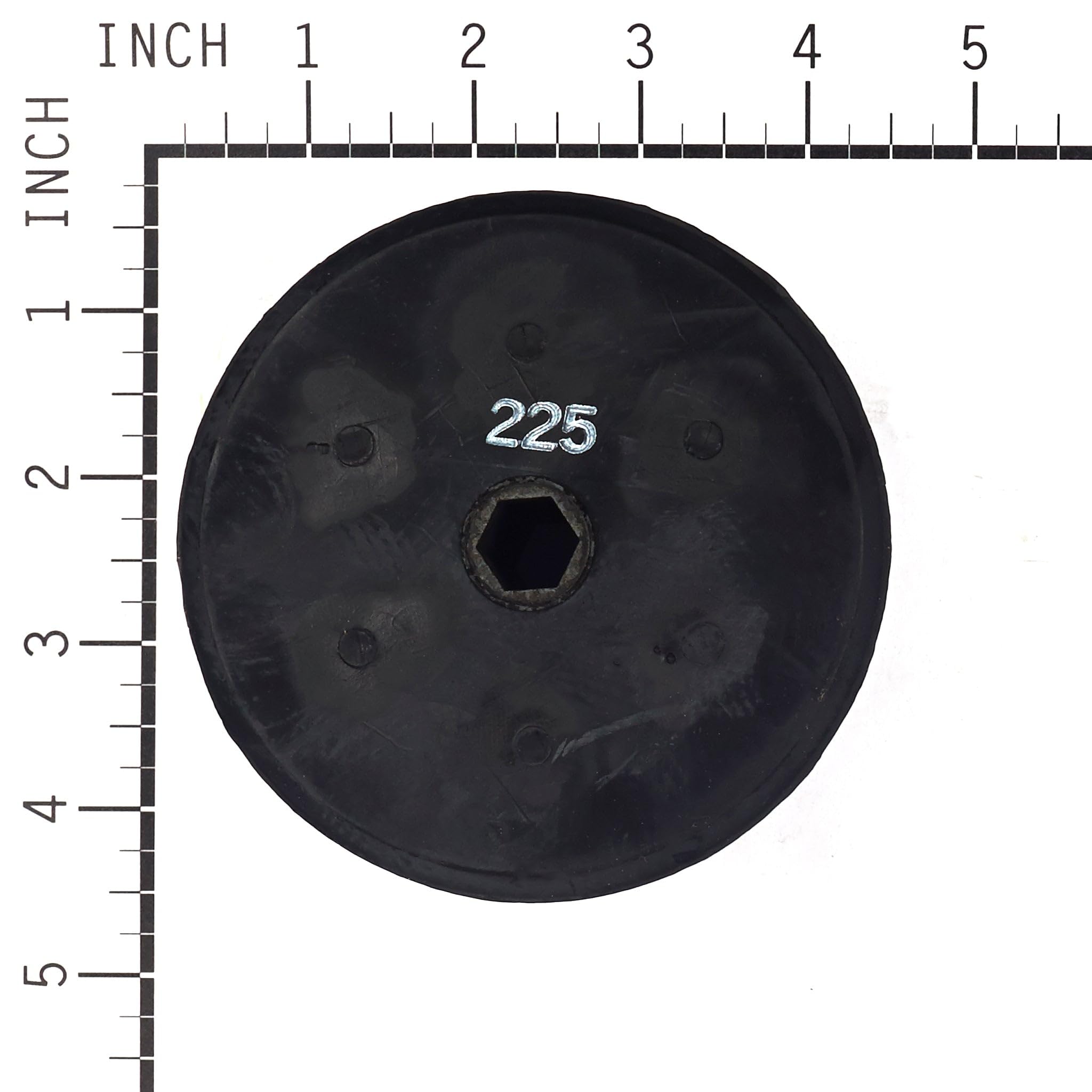 Briggs & Stratton close-up of driven disc friction surface for durable engagement