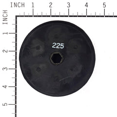 Briggs & Stratton close-up of driven disc friction surface for durable engagement