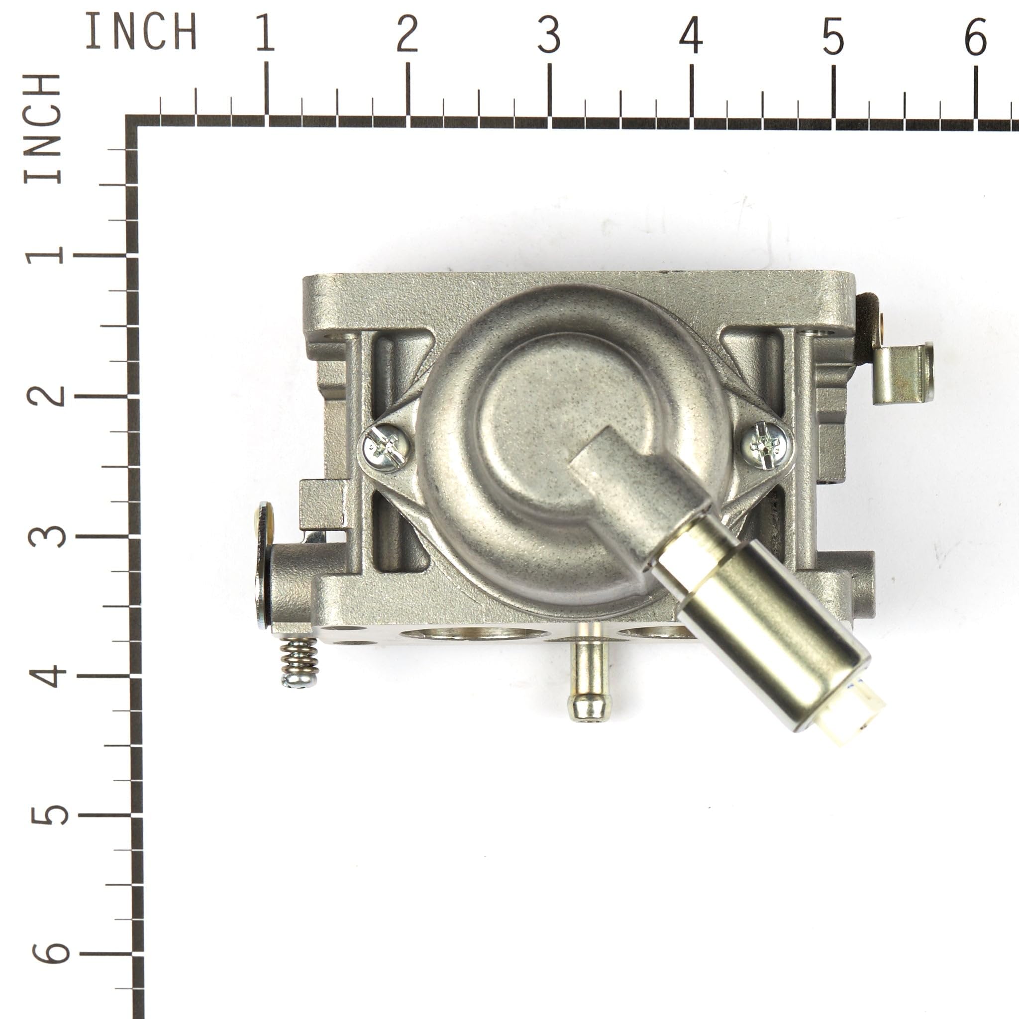 Briggs & Stratton fuel inlet and filter port designed to reduce contamination