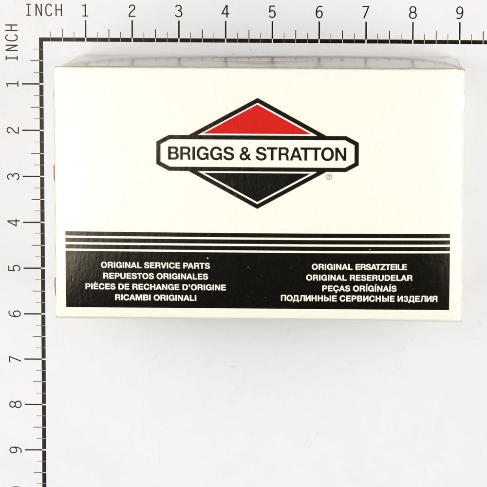 Briggs & Stratton packaging with part number label for easy identification
