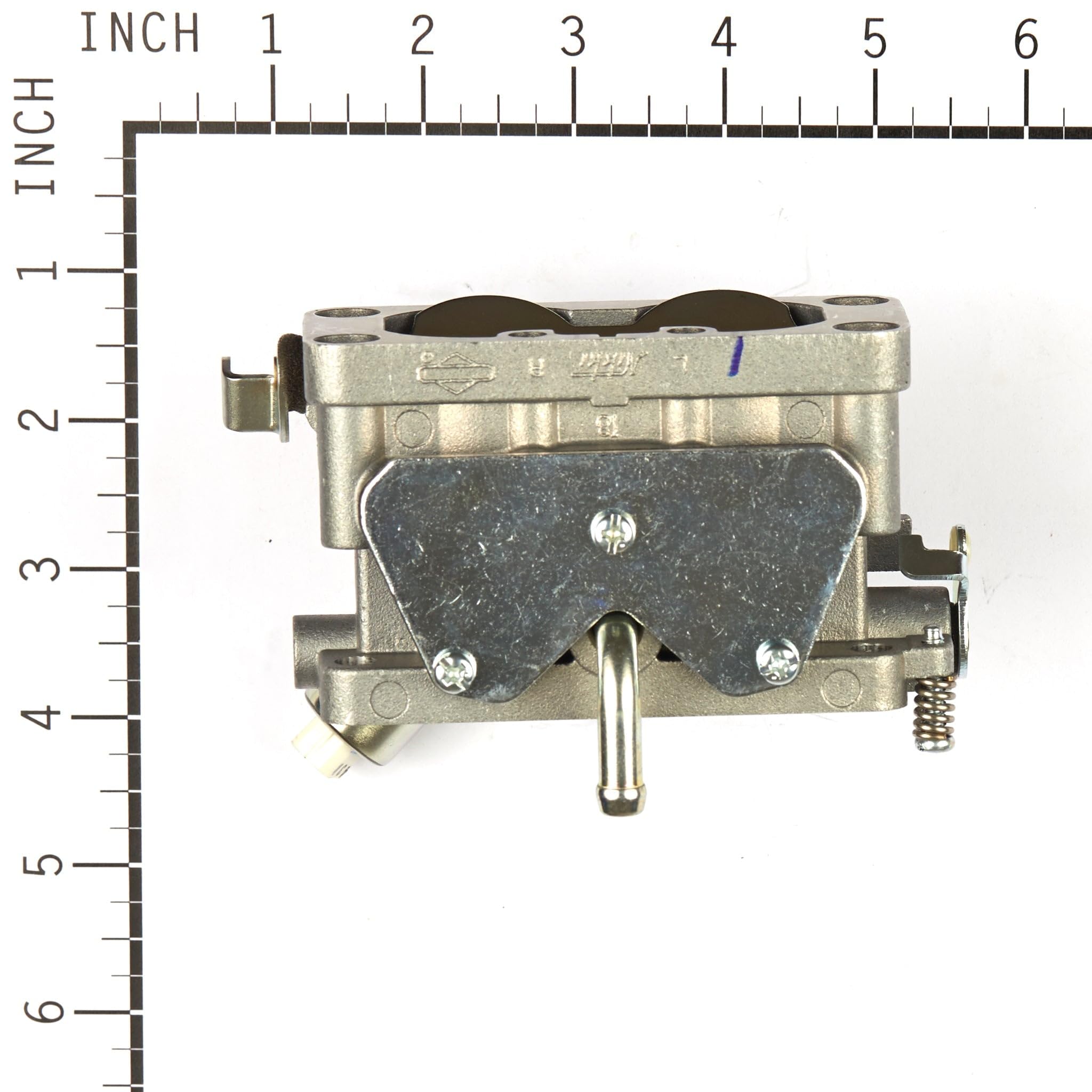 Briggs & Stratton carburetor side connections highlighting secure linkage attachment