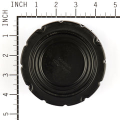 Graphic of cyclonic airflow design on Briggs & Stratton filter reducing large debris