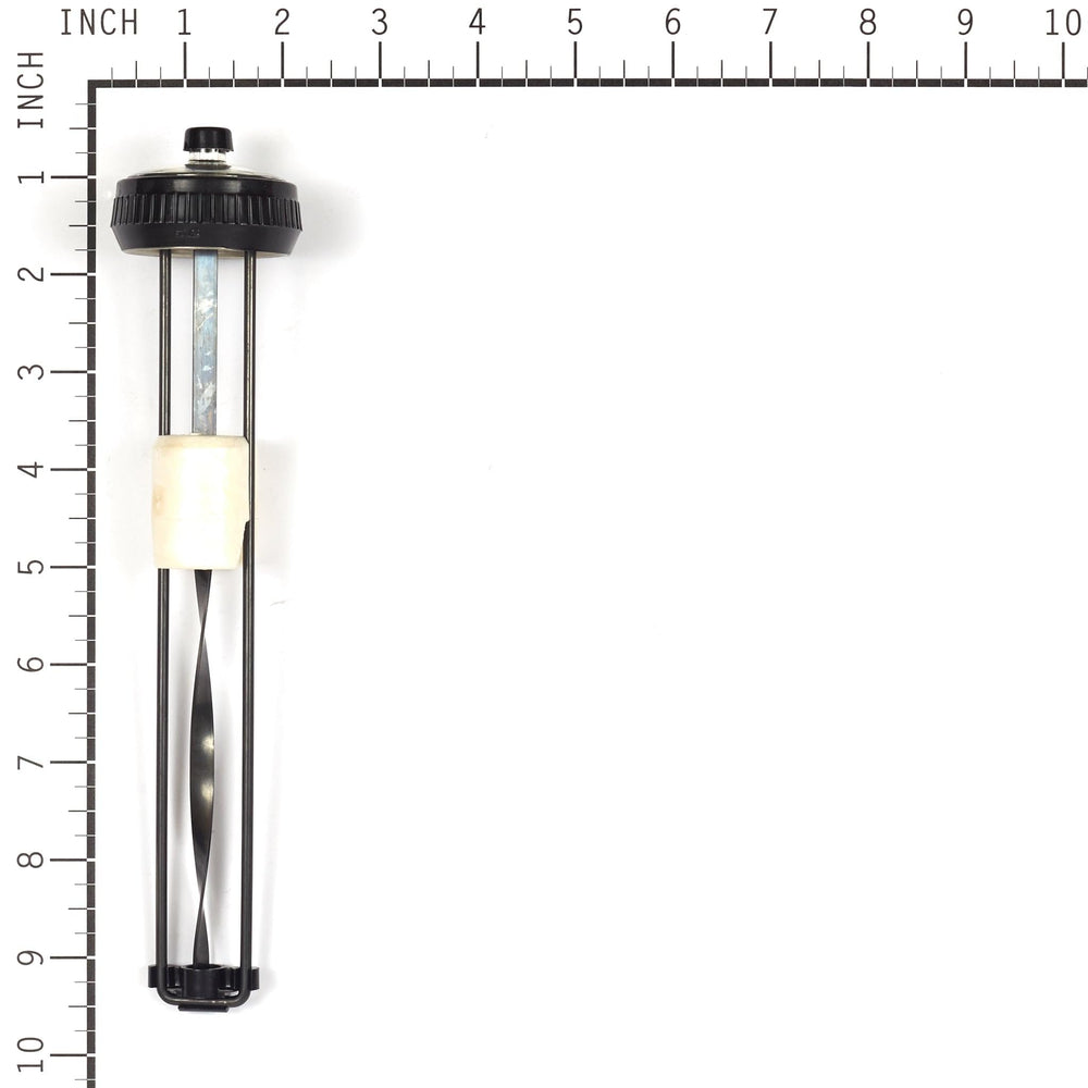 Briggs & Stratton close-up of integrated gauge offering quick fuel readings