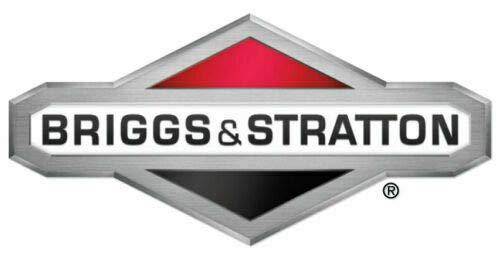 Briggs & Stratton oil filter installed on a lawnmower engine for easy maintenance