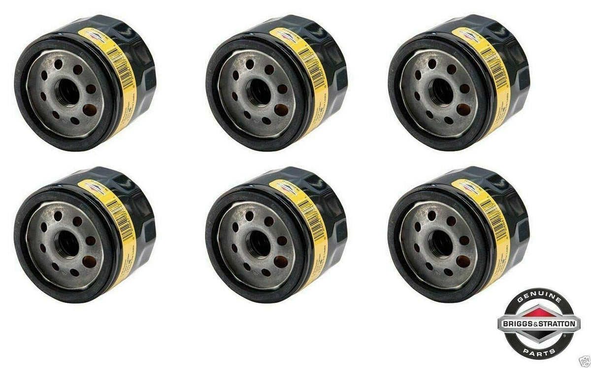 Briggs & Stratton front view of genuine oil filter showing part details and fit