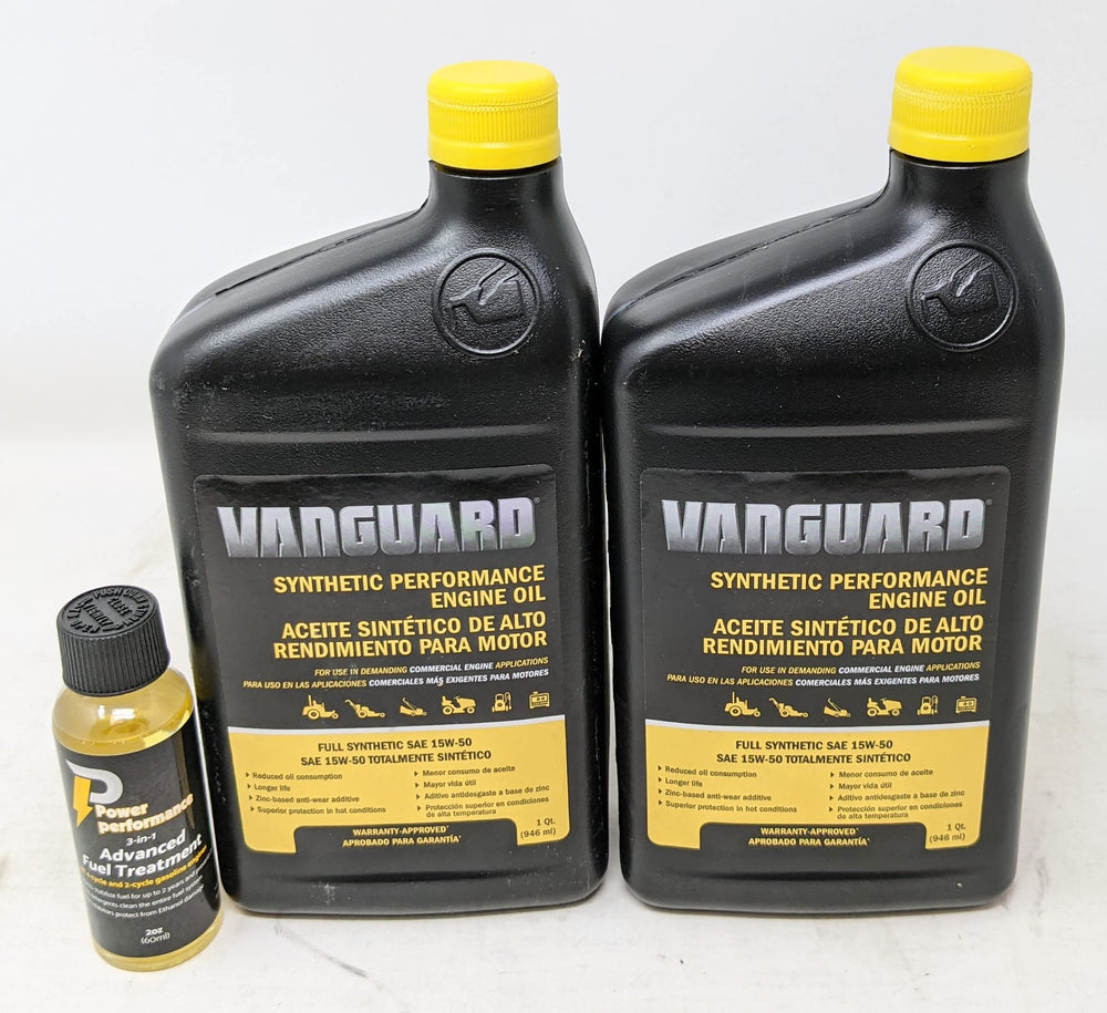 Briggs & Stratton front packaging showing two bottles and clear product labels for quick identification and convenience