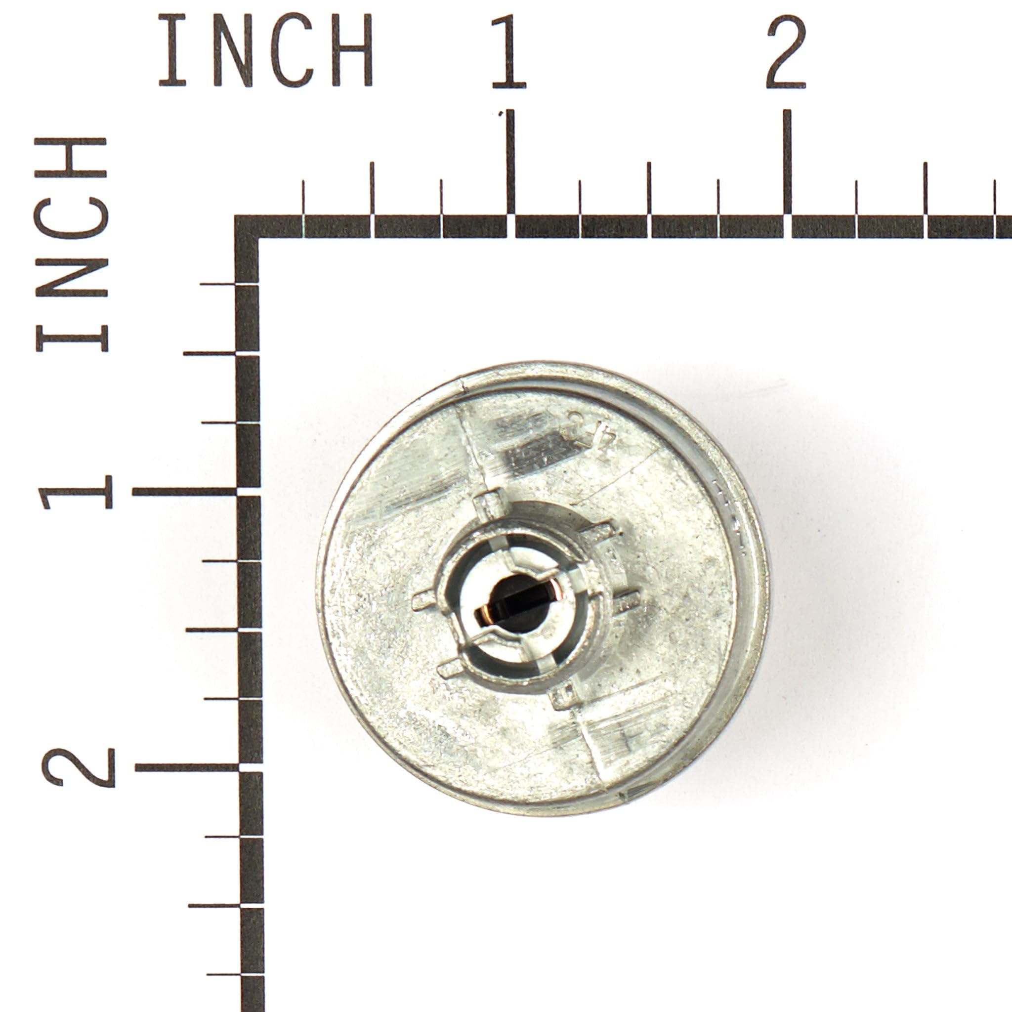 Briggs & Stratton key inserted in switch demonstrating convenient keyed ignition control