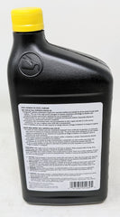 Briggs & Stratton oil pouring close-up over dipstick, highlights smooth synthetic flow benefit
