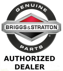 Briggs & Stratton oil filter beside a wrench showing compact size and compatibility
