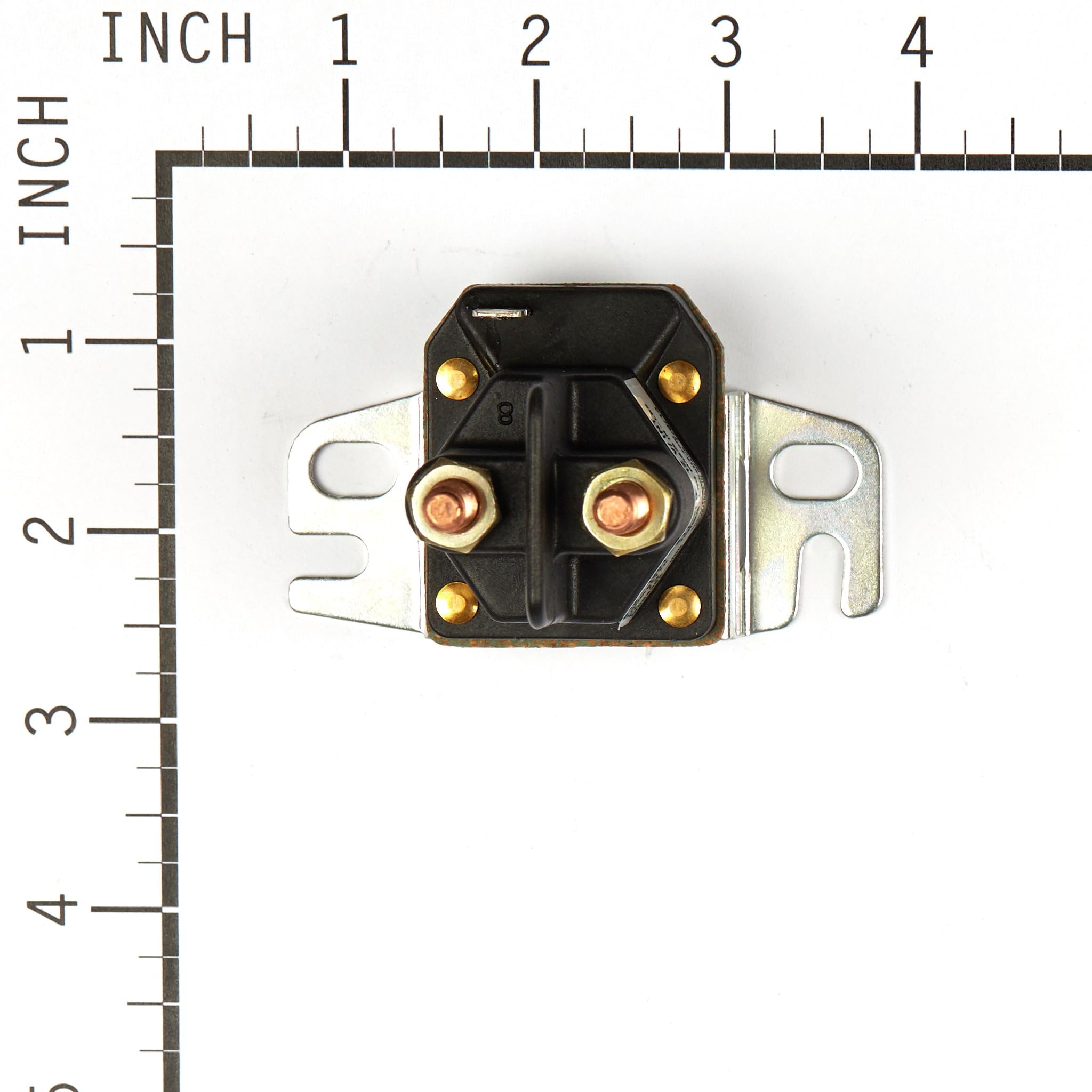 Briggs & Stratton solenoid installed on engine demonstrating proper fit and alignment