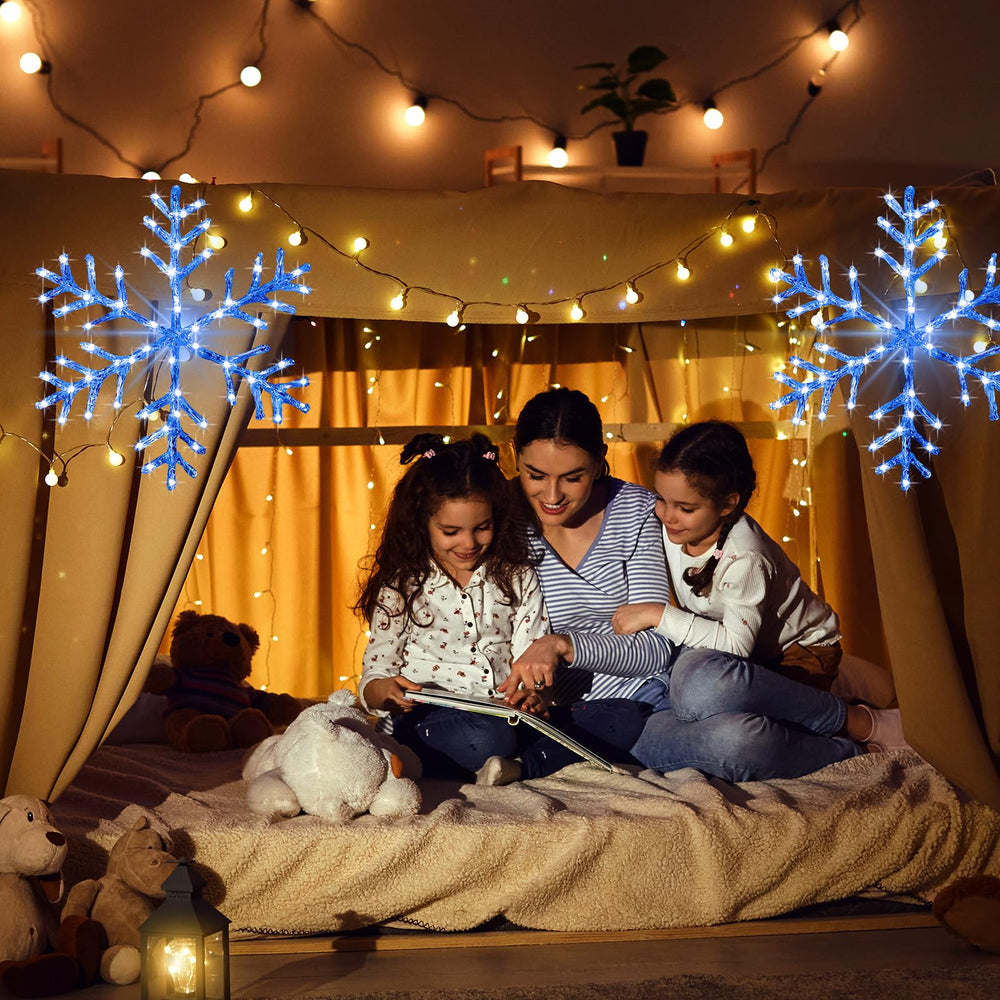 BRIGHTDECK snowflake on porch illuminating entryway for welcoming seasonal atmosphere benefit