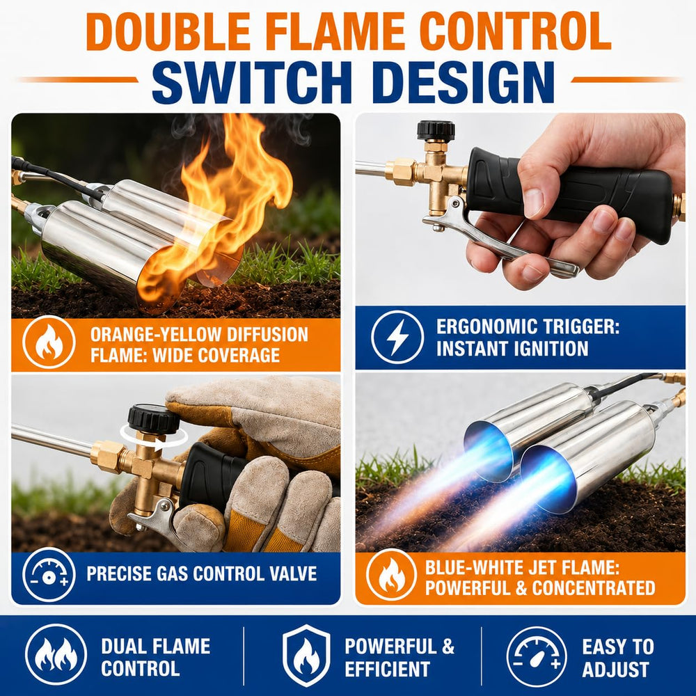 Brightpik flame adjustment valve providing precise heat control