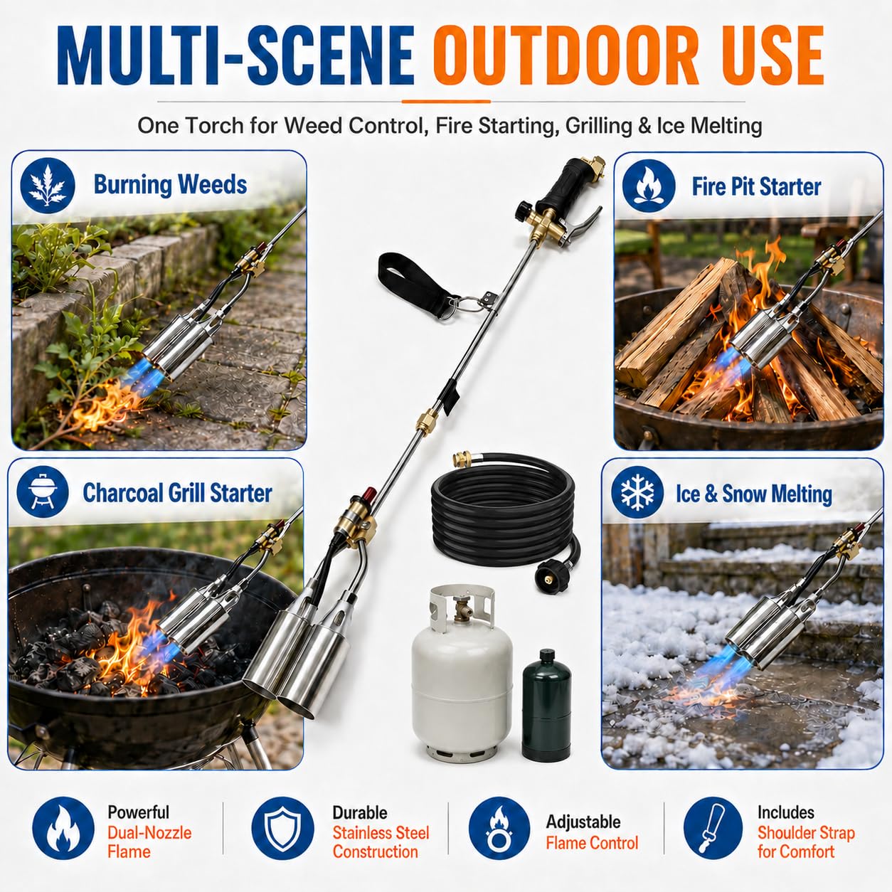 Brightpik in patio setting for multi-purpose outdoor maintenance benefits