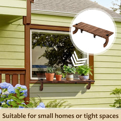 BrightRow shelf in use with succulents showing better sun exposure and benefit of space saving