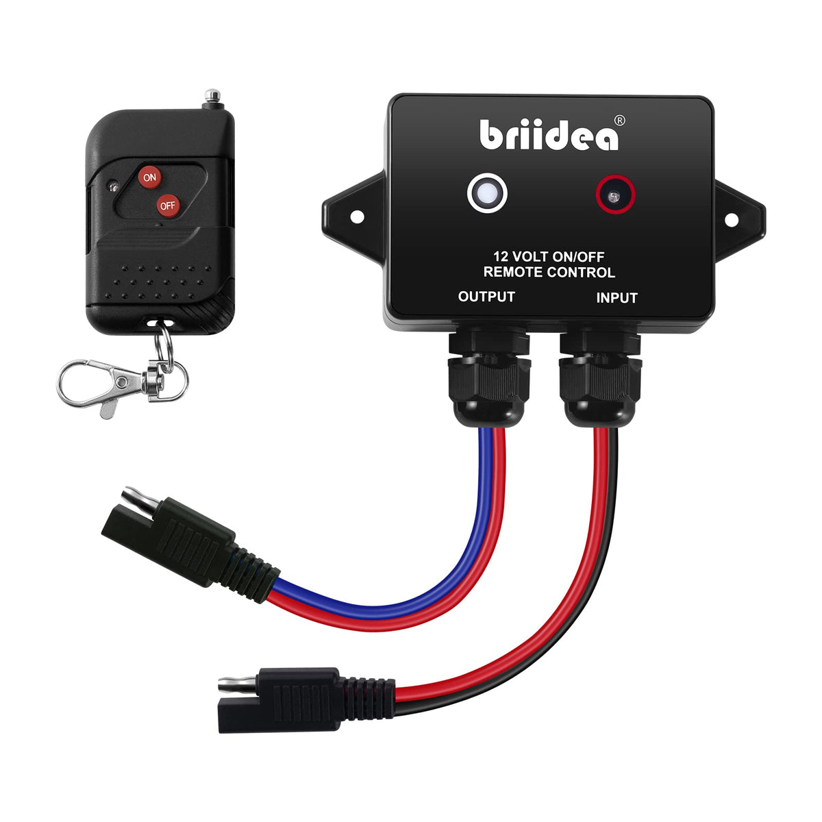 briidea front module and transmitter showing compact kit and quick deployment benefit