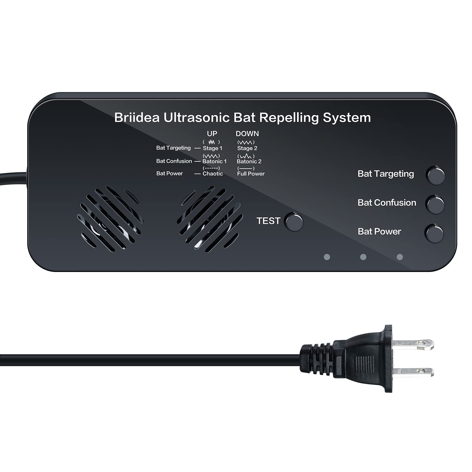 briidea front view of device showing compact design and easy placement benefit