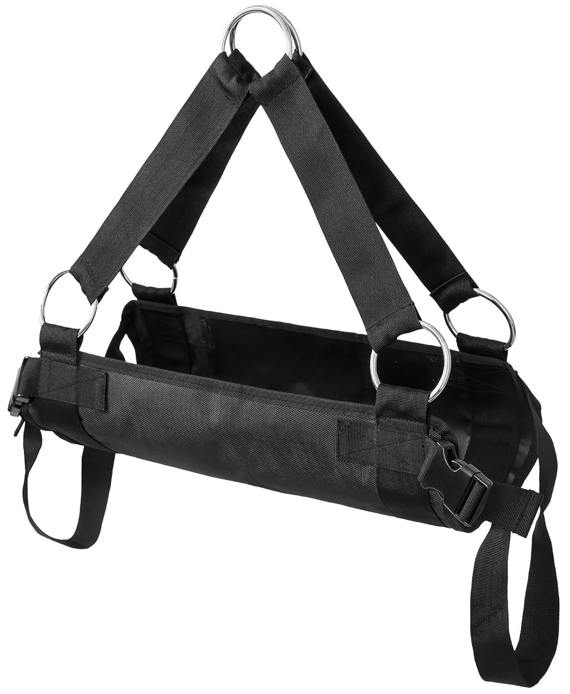 BRINGERPET front view of 30x25 sling showing full bed and straps for secure weighing