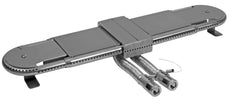 Brinkmann bar burner front view showing adjustable length and easy replacement