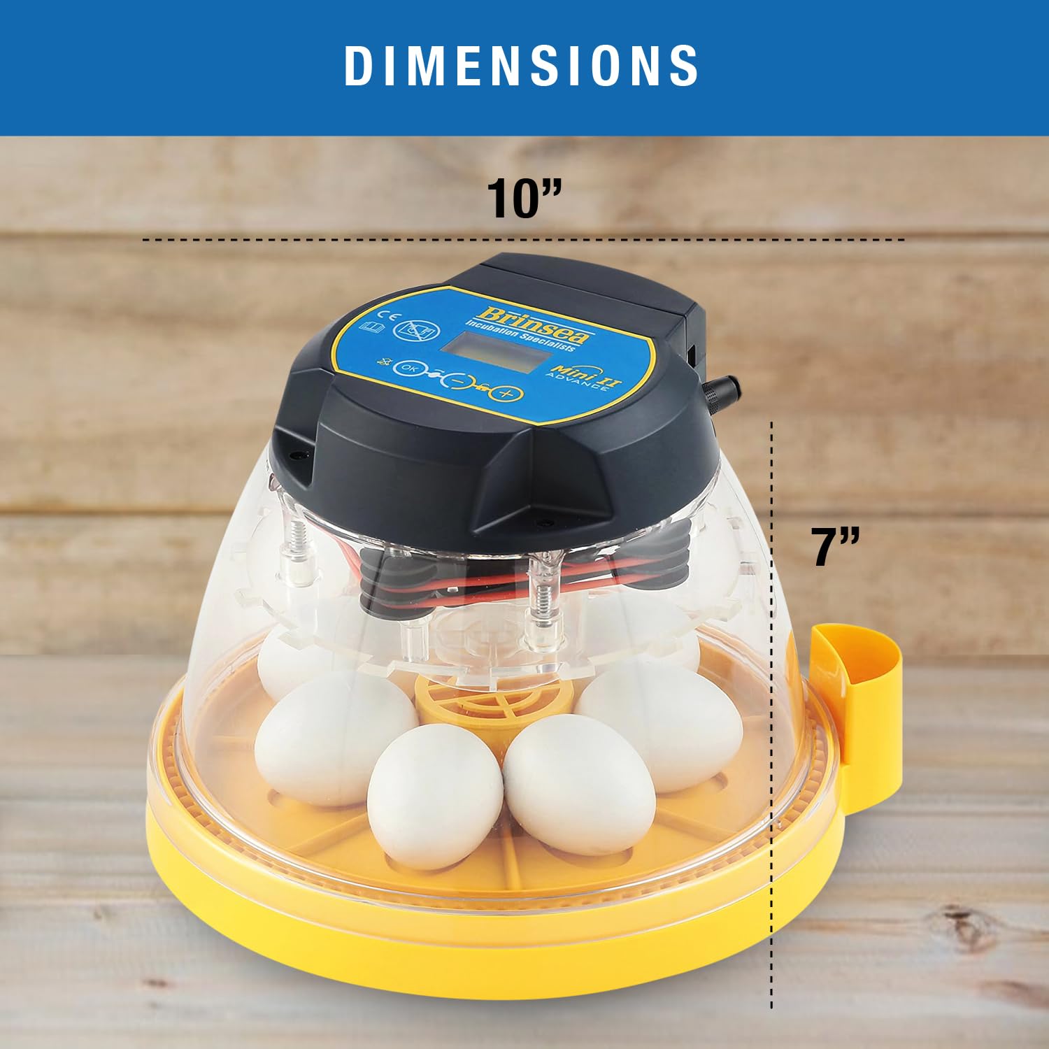 Brinsea Mini II internal fan and airflow showing even temperature distribution