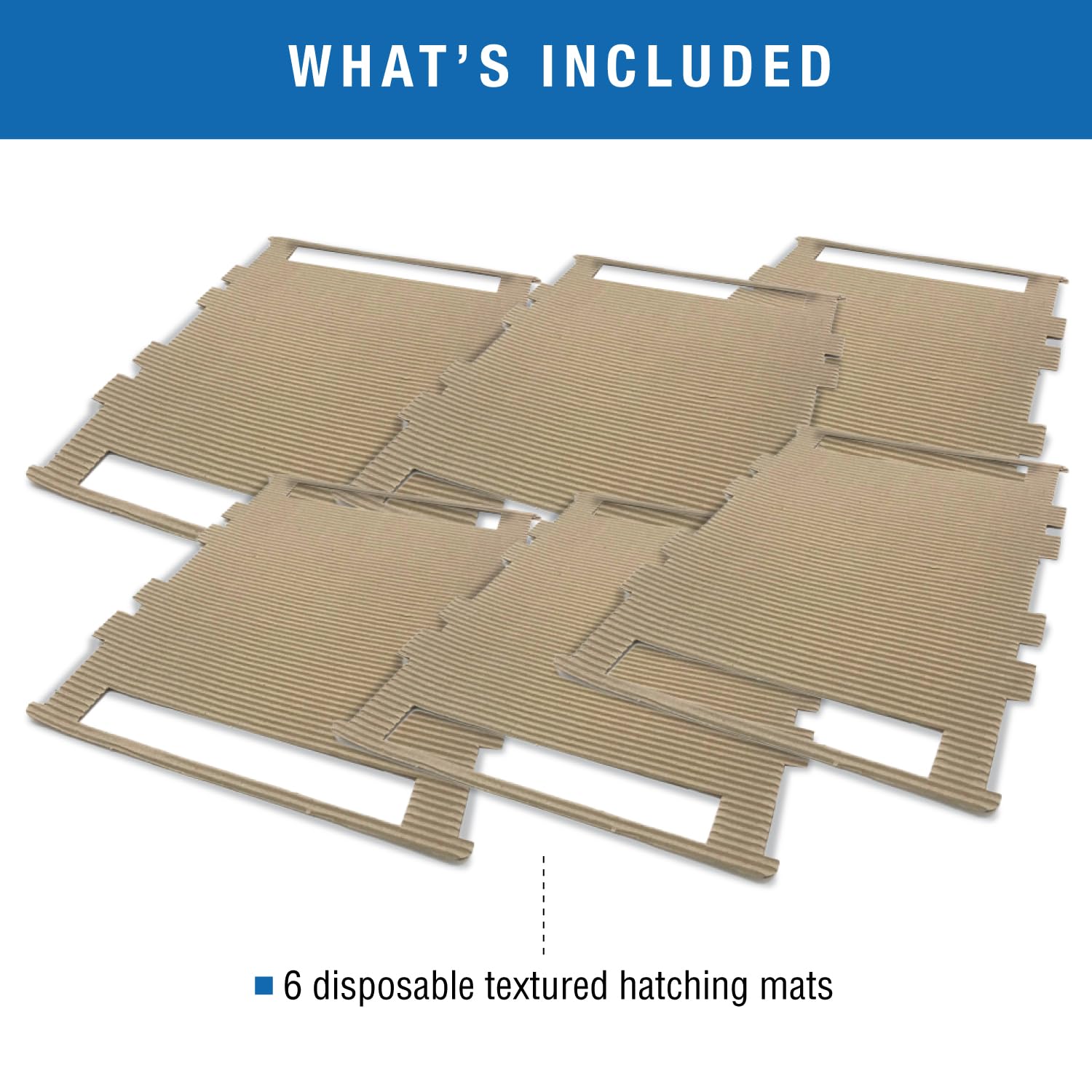 Brinsea six mats stacked together illustrating supply for multiple hatches
