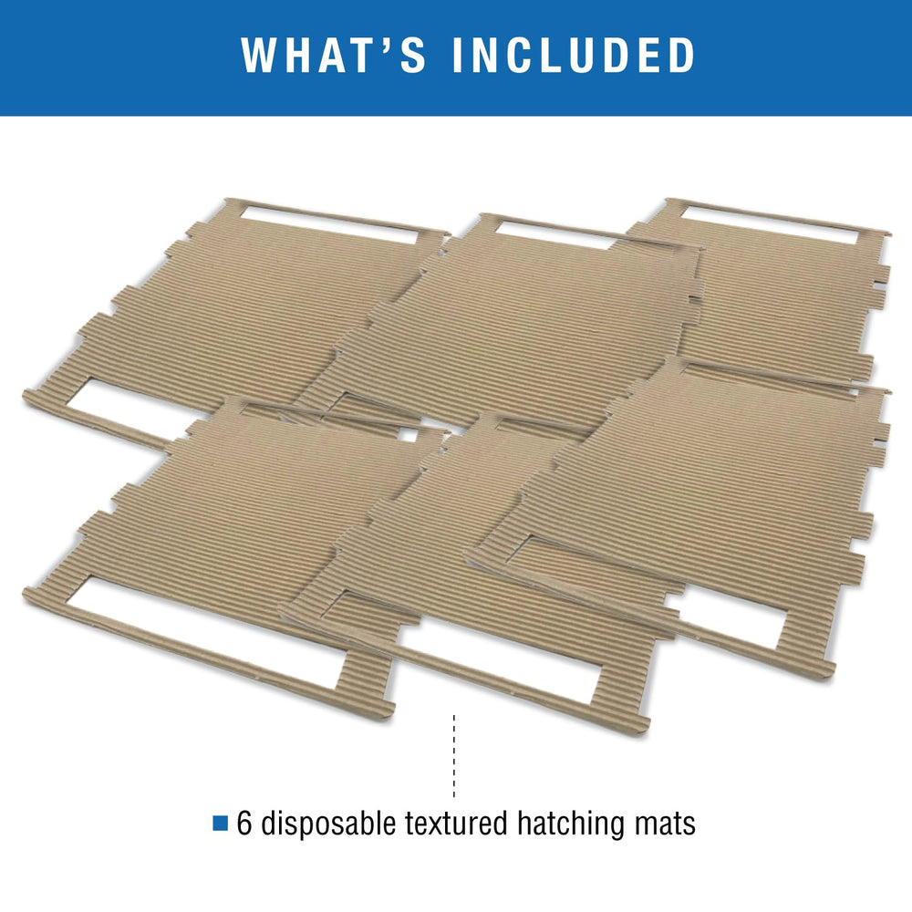 Brinsea six mats stacked together illustrating supply for multiple hatches
