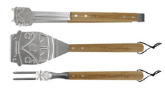 BRISA close-up of spatula head with VW T1 embossing for precise flipping