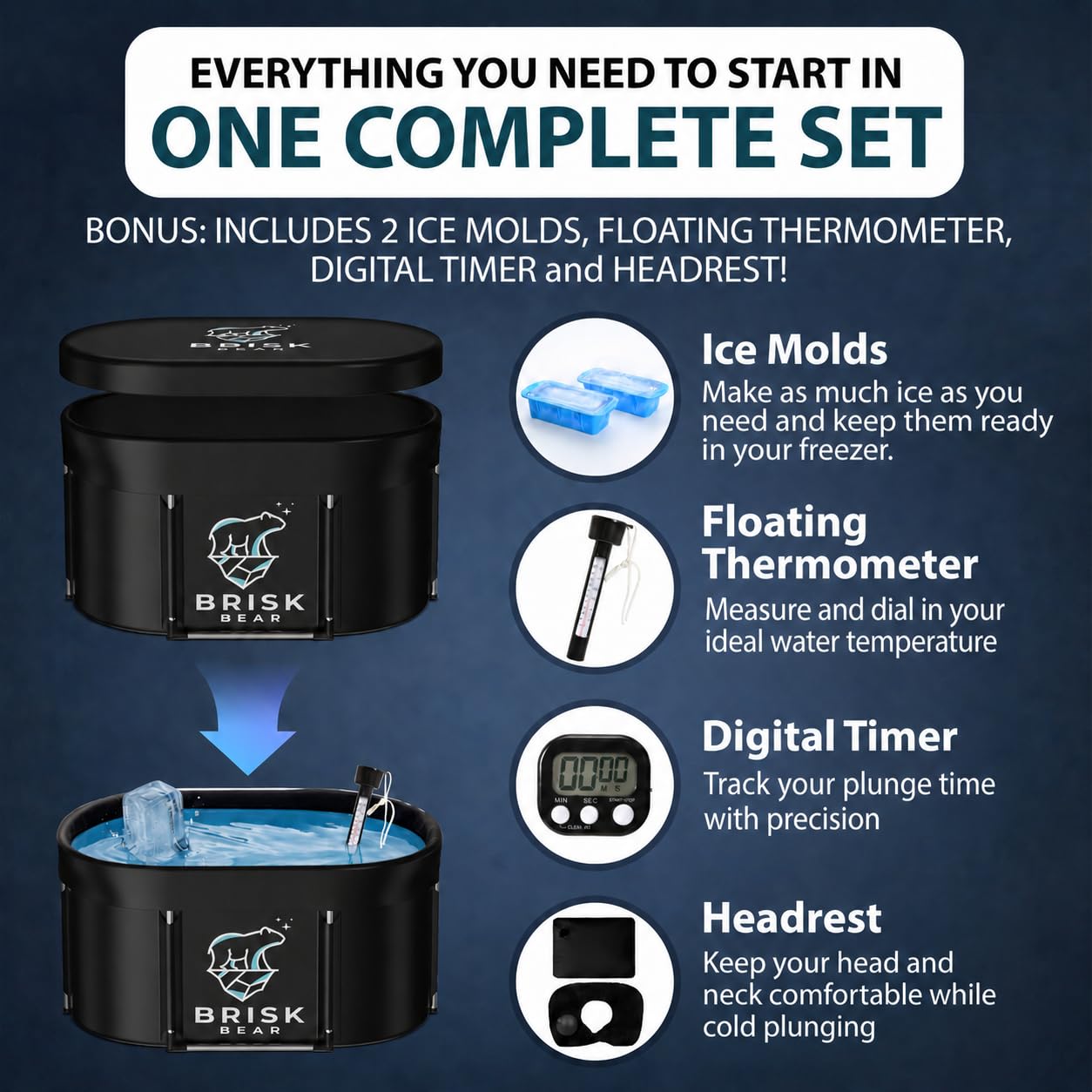 Brisk Bear floating thermometer and digital timer close-up for precise control