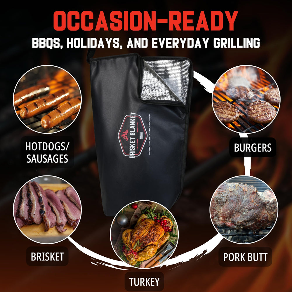 Brisket Blanket folded flat for travel and storage convenience benefit