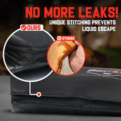 Brisket Blanket wide-mouth open with large meat loaded for easy access benefit