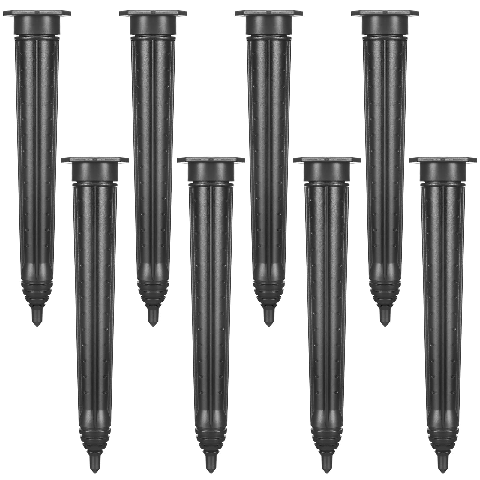 Briwooody front packaging of eight 14-inch watering stakes shows durable set and contents