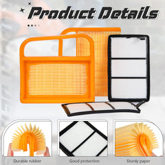 Briwooody pre-cleaner detail highlighting rubber edge, protects main filter from coarse debris