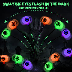 BrizLabs side profile of glowing eyeball stake demonstrating color pop