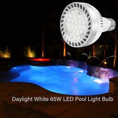 Broadroad in-pool illumination at night demonstrating bright 6000LM light and clearer water