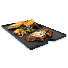 Broil King smooth side close-up showing flat surface for frying and even browning