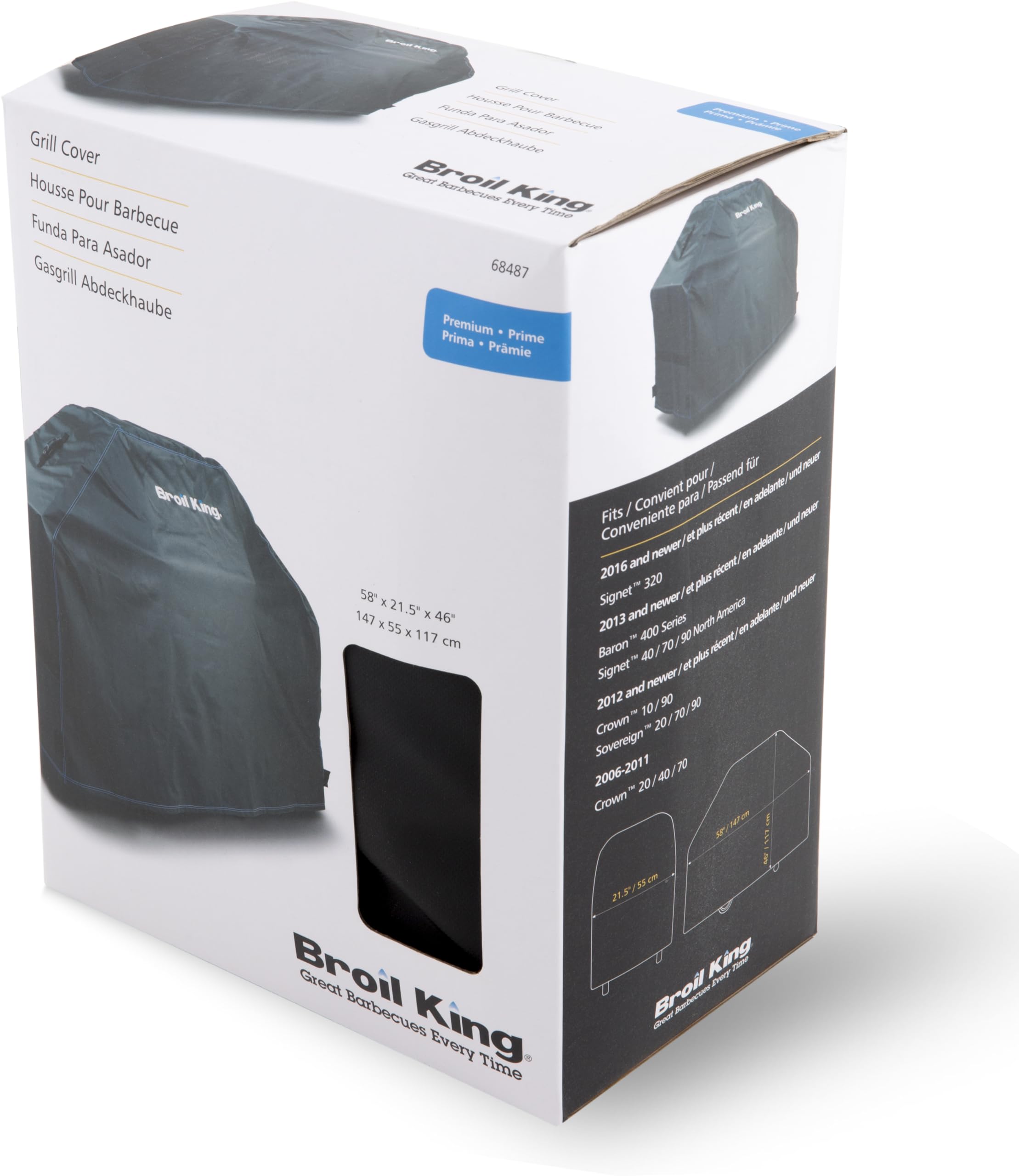 Broil King hanging loop used for storage and convenient stowaway