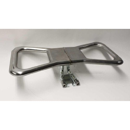 Broilmaster bowtie burner front view stainless steel for even heat