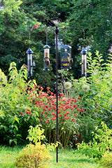 Brome BirdsUP close-up of bullseye level finial, ensures plumb installation for stability